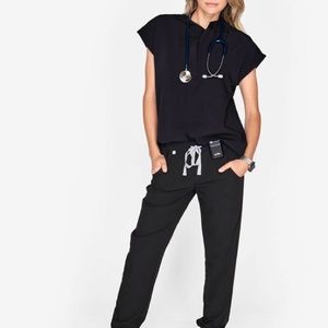 FIGS Rafaela Mandarin Scrub Top